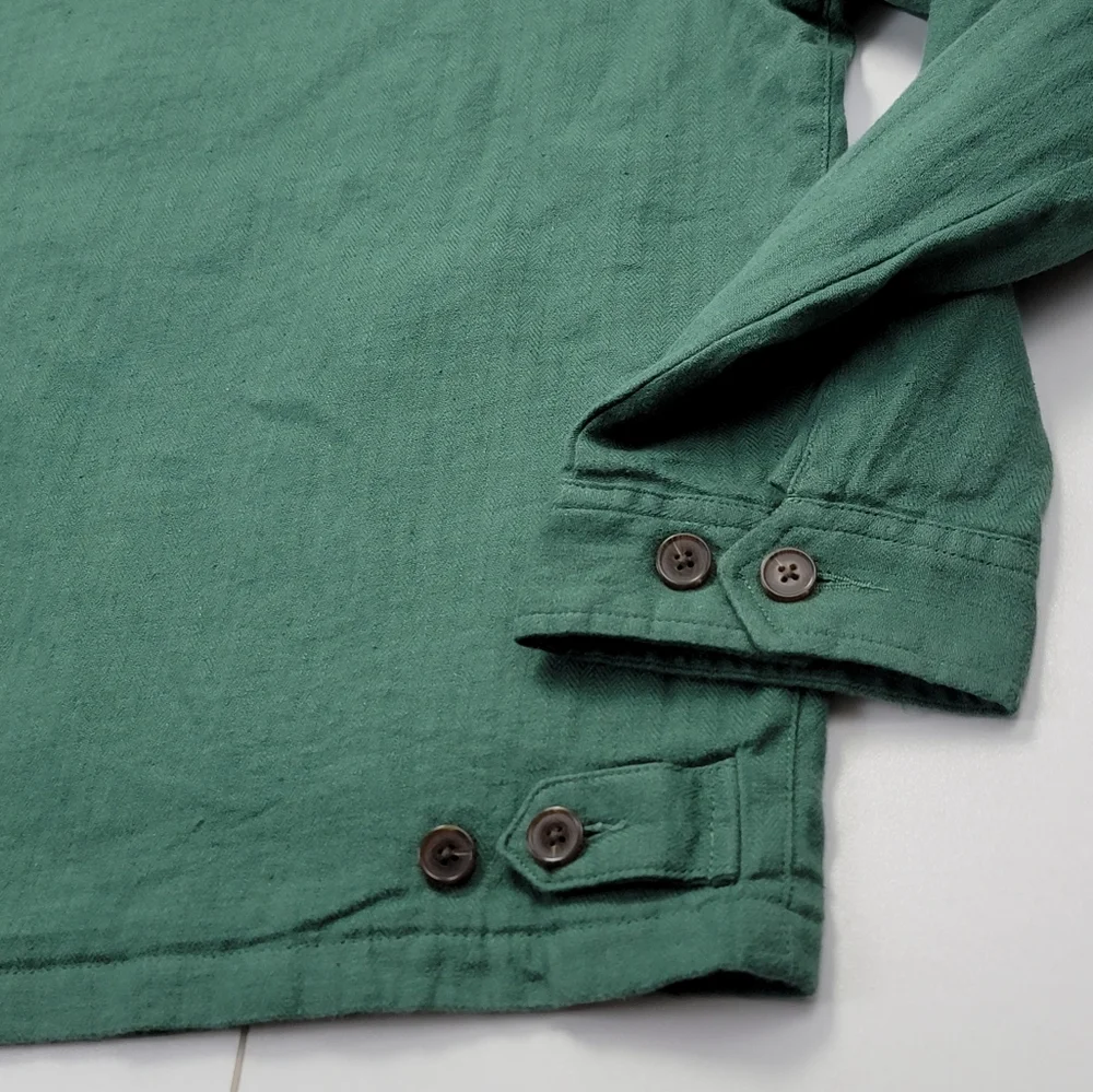 POLO RALPH LAUREN LINEN-Blend HERRINGBONE Twill Mockneck Jacket Mens Size XL New - Picture 6 of 11
